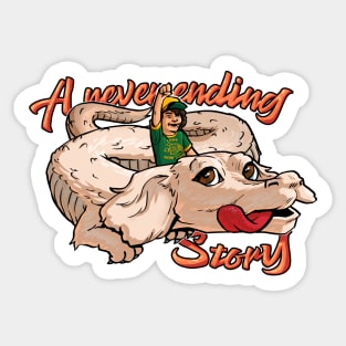 A never ending dustin Sticker